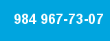 984 967-73-07 984 967-73-07